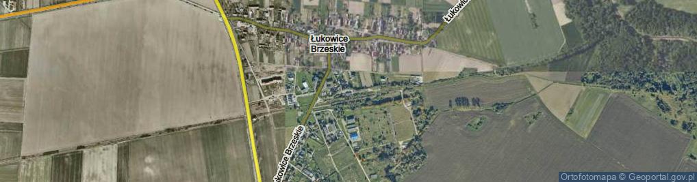 Zdjęcie satelitarne Łukowice Brzeskie ul.